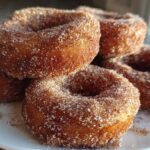 Apple Cider Donuts with Cinnamon Sugar