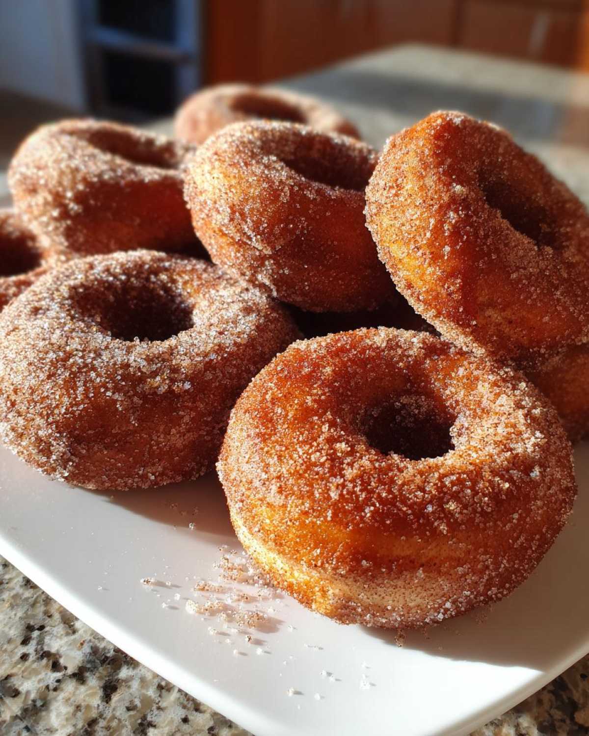 Apple Cider Donuts with Cinnamon Sugar - detail 4