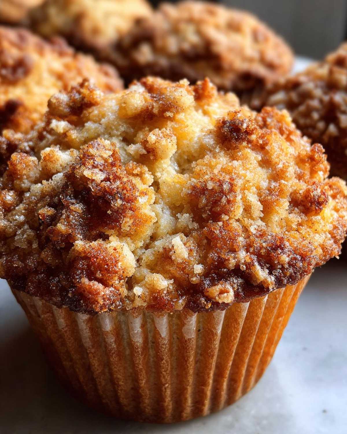 Apple Cinnamon Streusel Muffins - detail 3