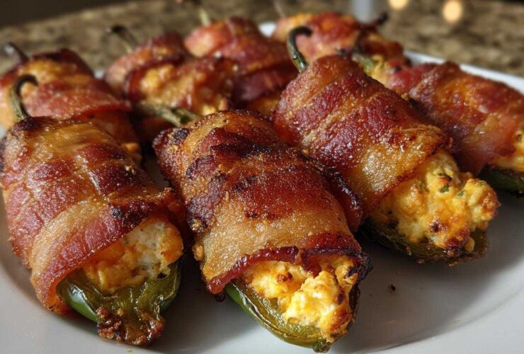 Bacon-Wrapped Pimiento Cheese Jalapeños
