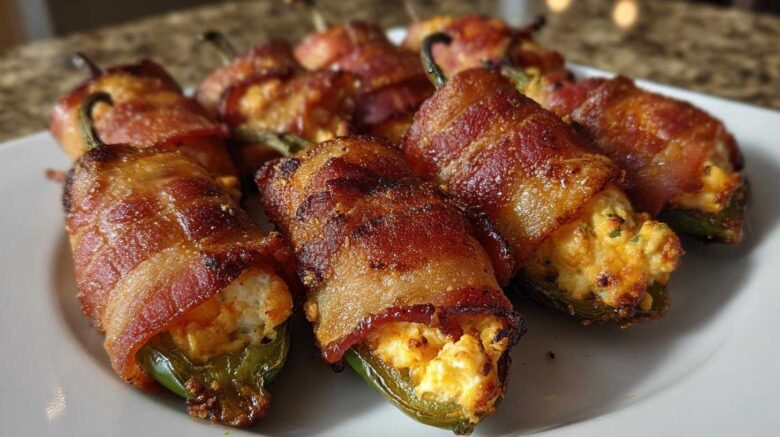 Bacon-Wrapped Pimiento Cheese Jalapeños
