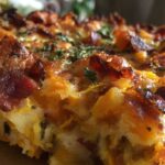 Bacon squash casserole