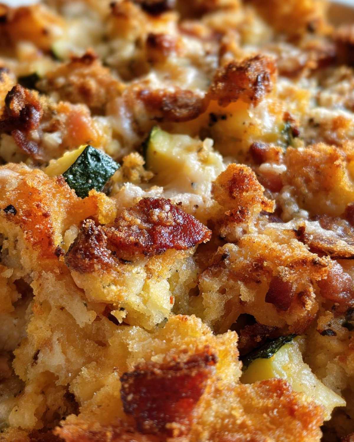 Bacon squash casserole - detail 3