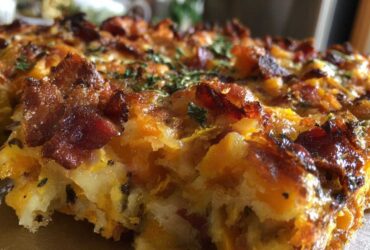 Bacon squash casserole