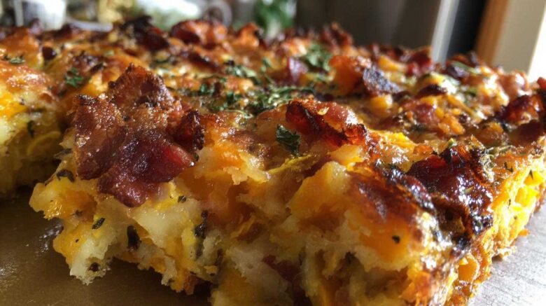 Bacon squash casserole