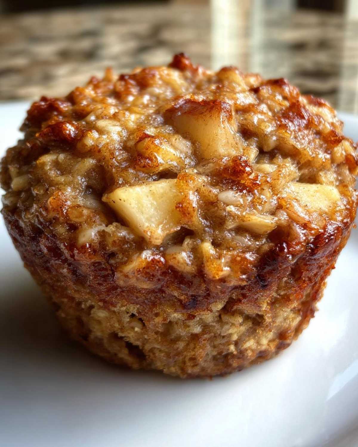 Baked Apple Cinnamon Oatmeal Cups - detail 2
