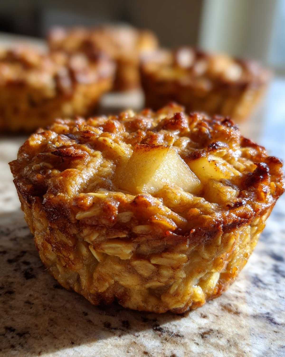 Baked Apple Cinnamon Oatmeal Cups - detail 4