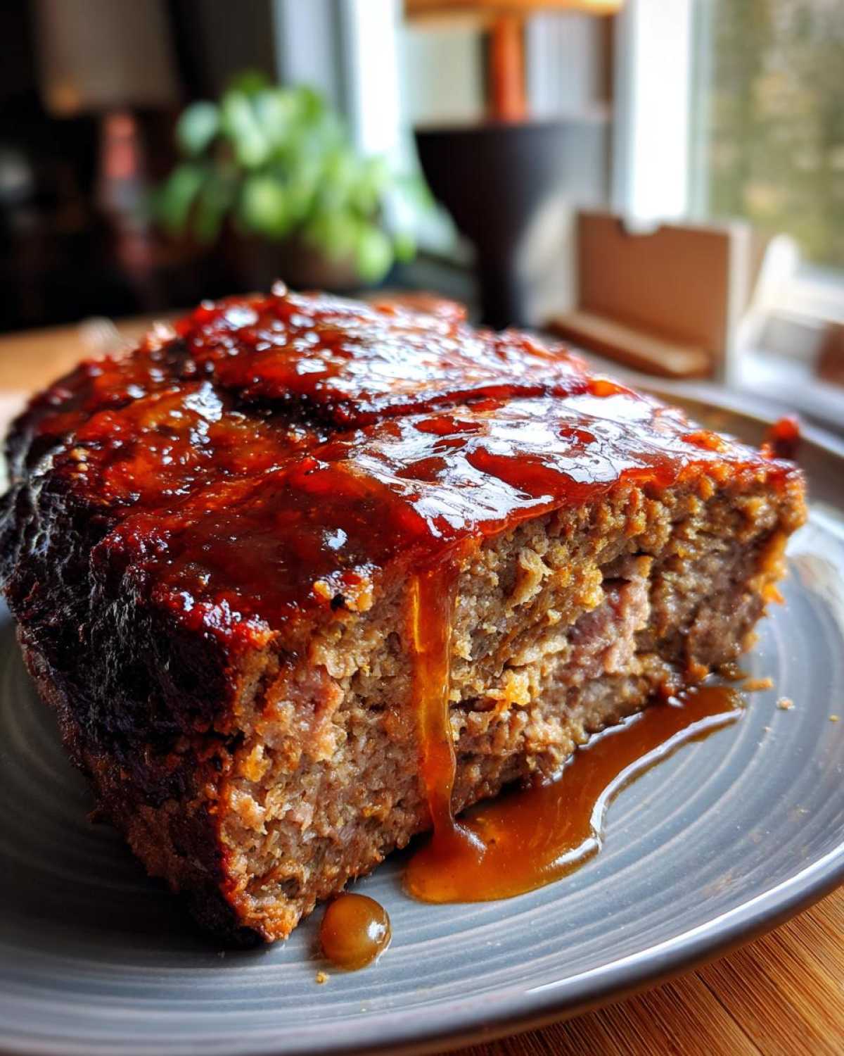Bourbon-Maple Glazed Meatloaf - detail 2