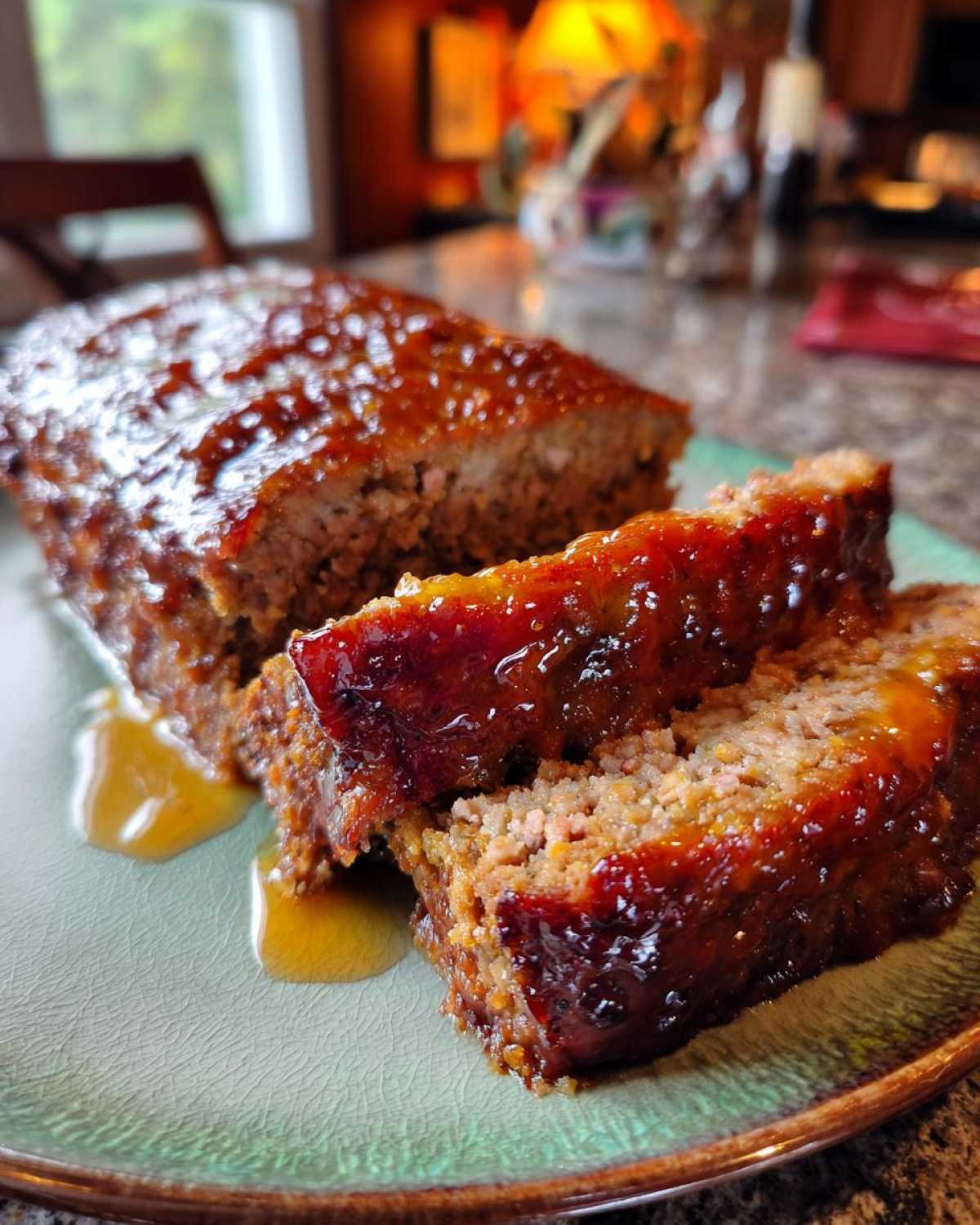 Bourbon-Maple Glazed Meatloaf - detail 3