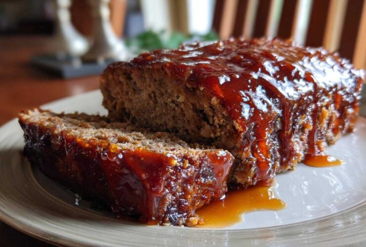 Bourbon-Maple Glazed Meatloaf