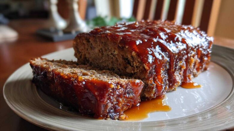 Bourbon-Maple Glazed Meatloaf