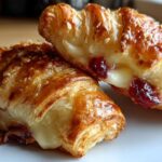 Brie and Cranberry Puff Pastry Twists