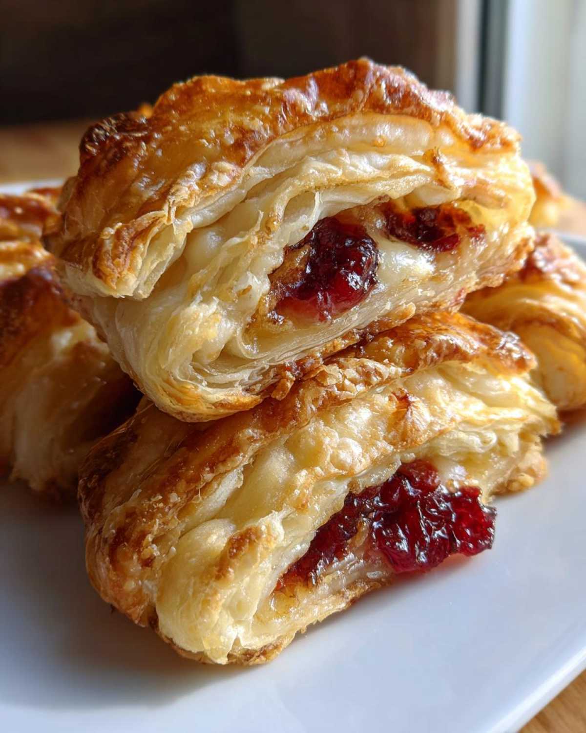 Brie and Cranberry Puff Pastry Twists - detail 3