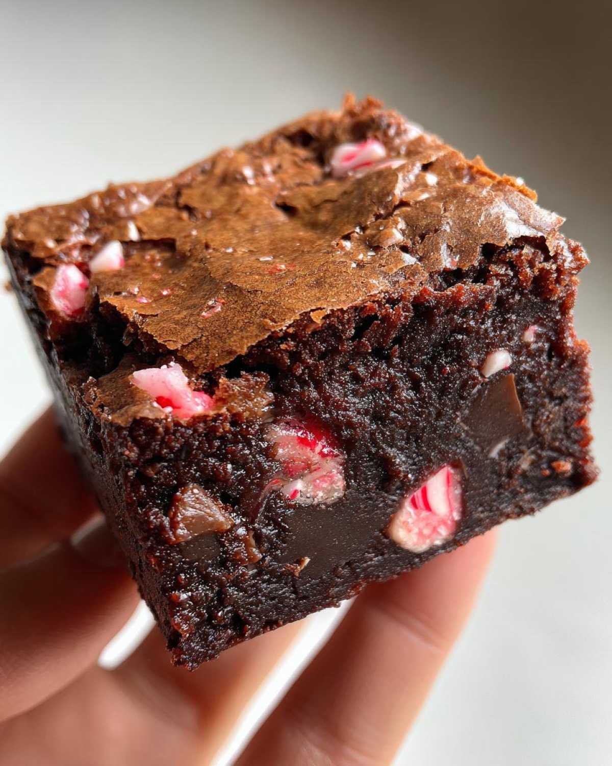 Candy Cane Fudge Brownies - detail 1