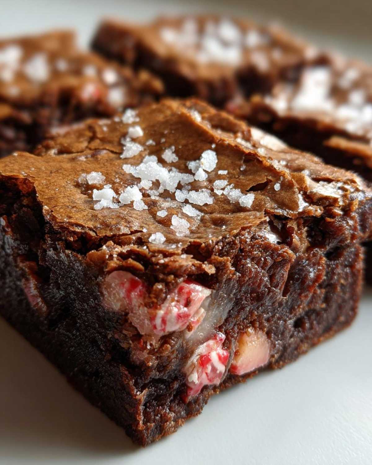 Candy Cane Fudge Brownies - detail 4