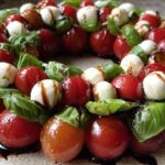Caprese Christmas Wreath Board