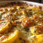 Cheesy squash casserole