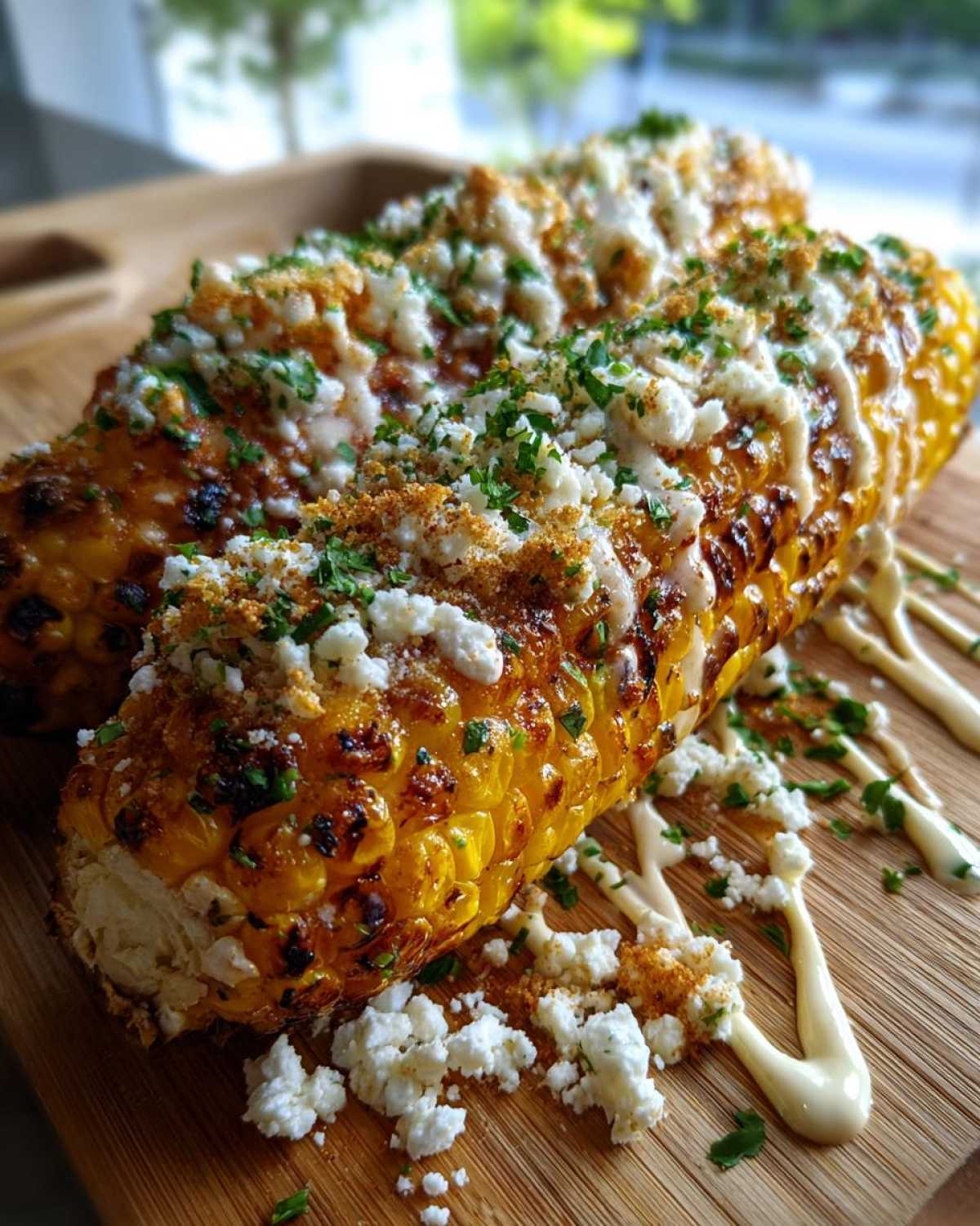 Cheesy street corn - detail 3