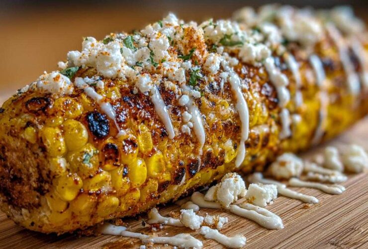 Cheesy street corn