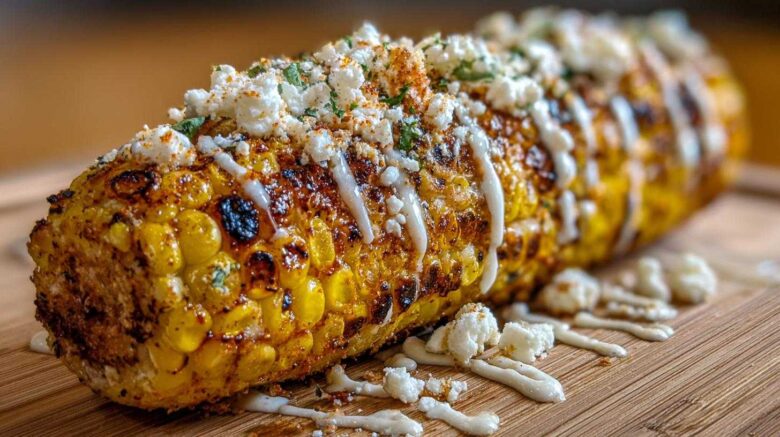 Cheesy street corn