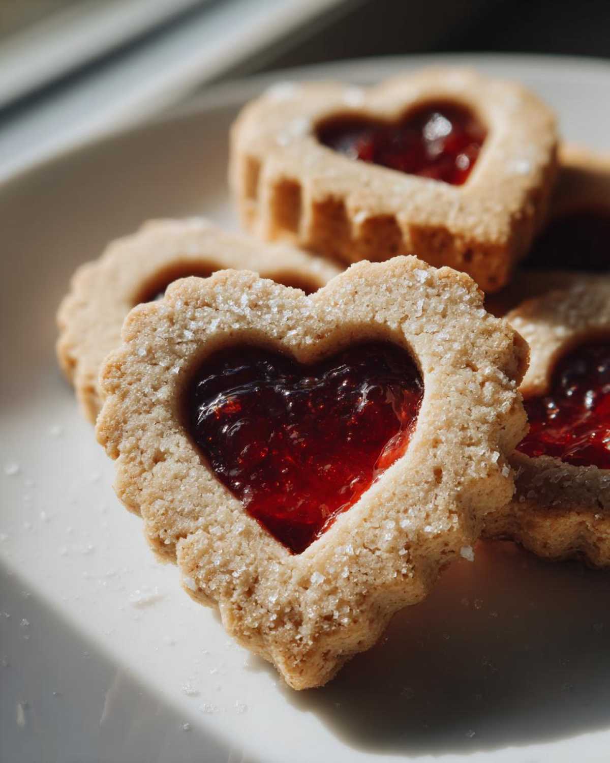Cherry Almond Linzer Cookies - detail 2