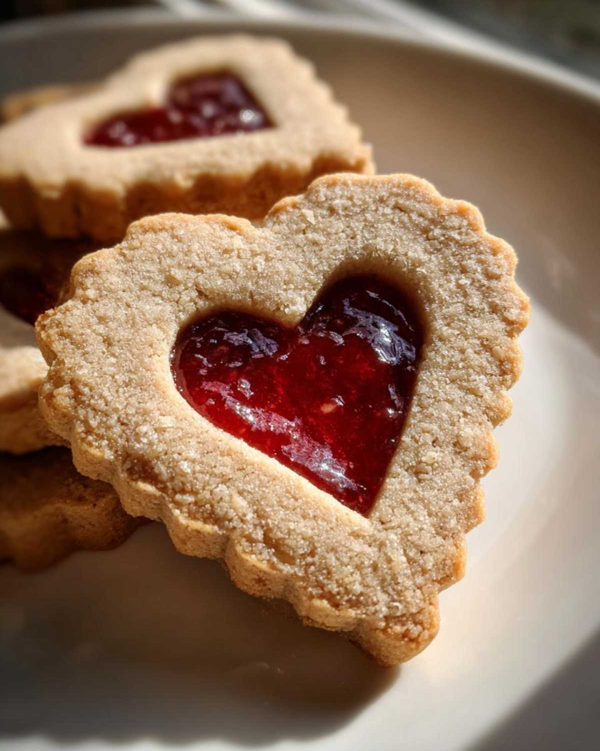 Cherry Almond Linzer Cookies - detail 4