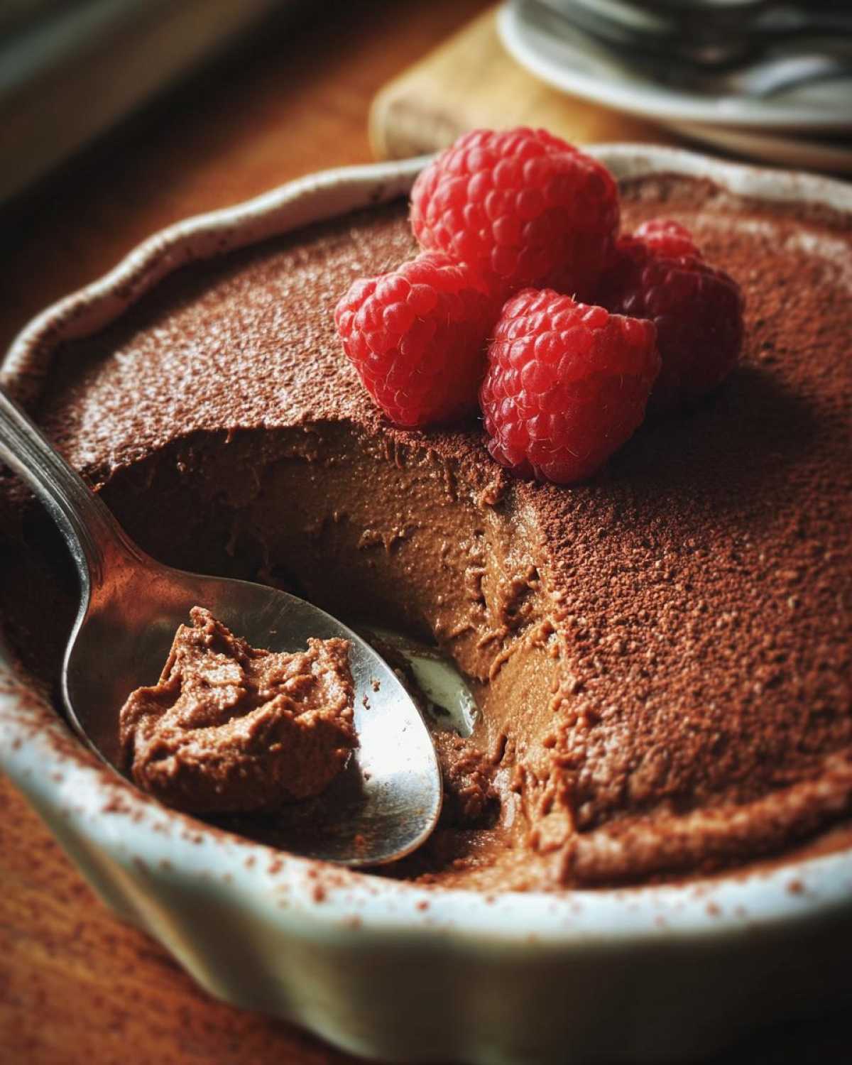 Chocolate Avocado Peppermint Mousse - detail 4