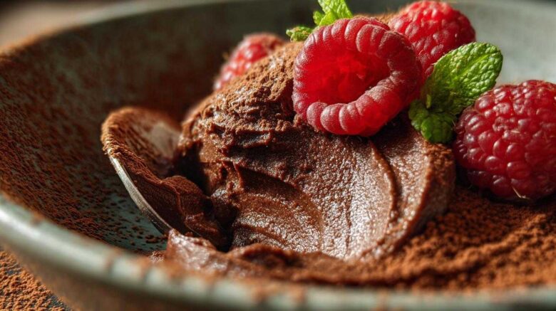 Chocolate Avocado Peppermint Mousse
