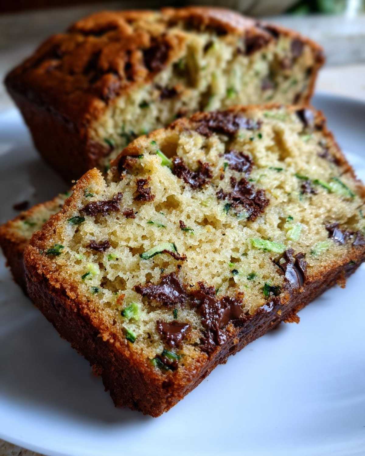 Chocolate Chip Zucchini Bread - detail 1