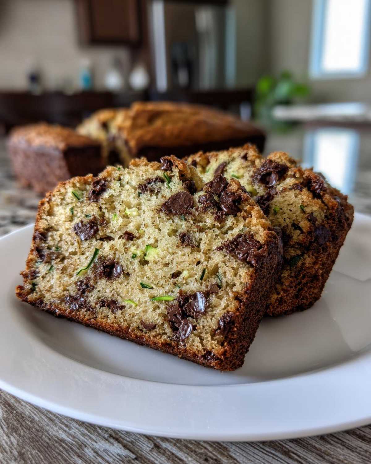Chocolate Chip Zucchini Bread - detail 3