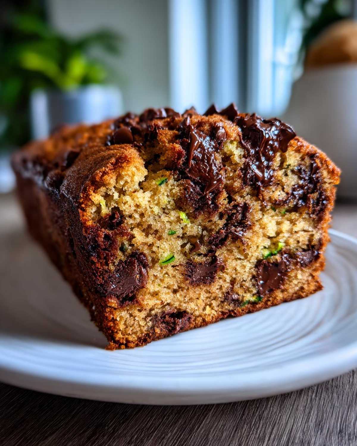 Chocolate Chip Zucchini Bread - detail 4
