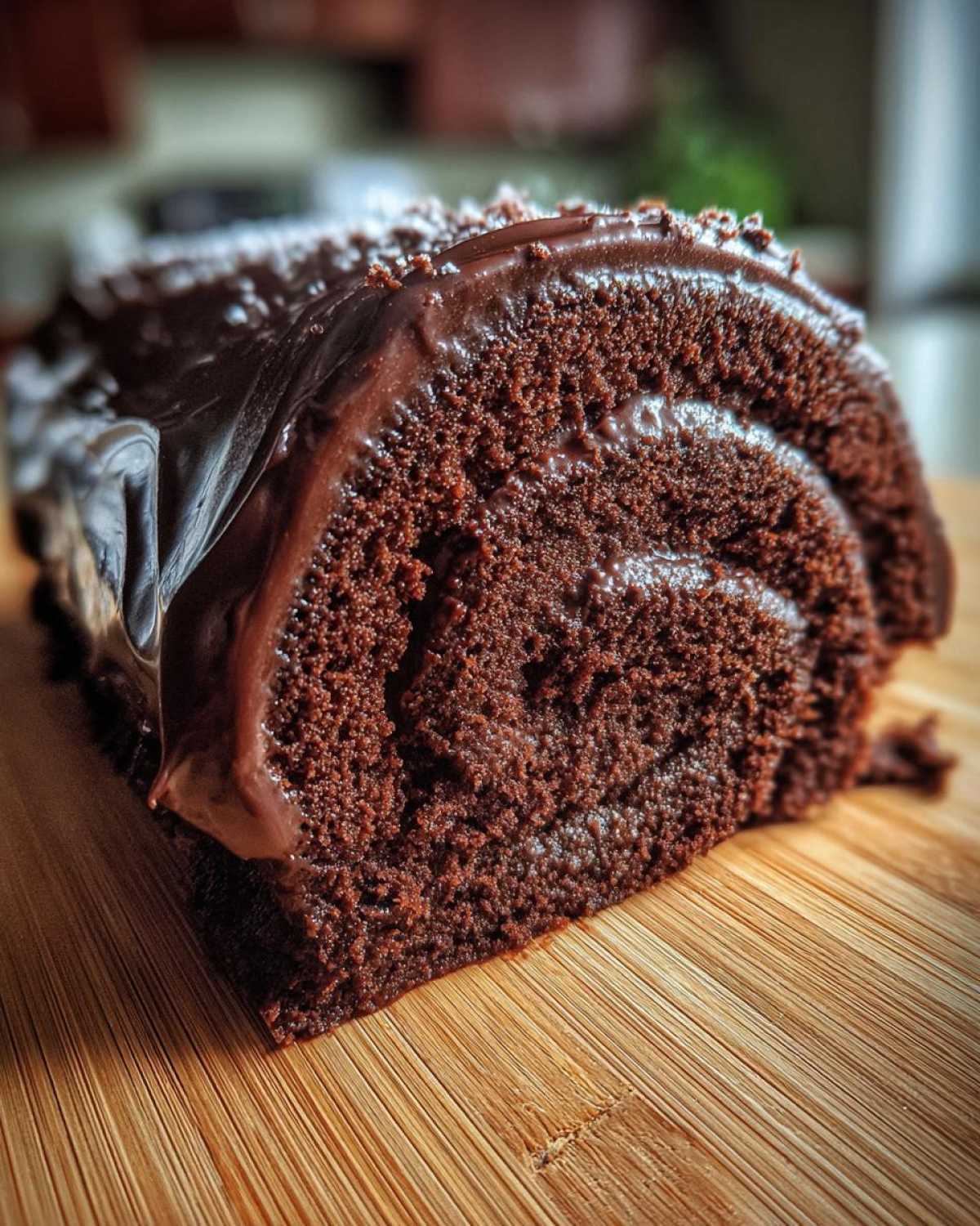 Chocolate Ganache Yule Log - detail 2