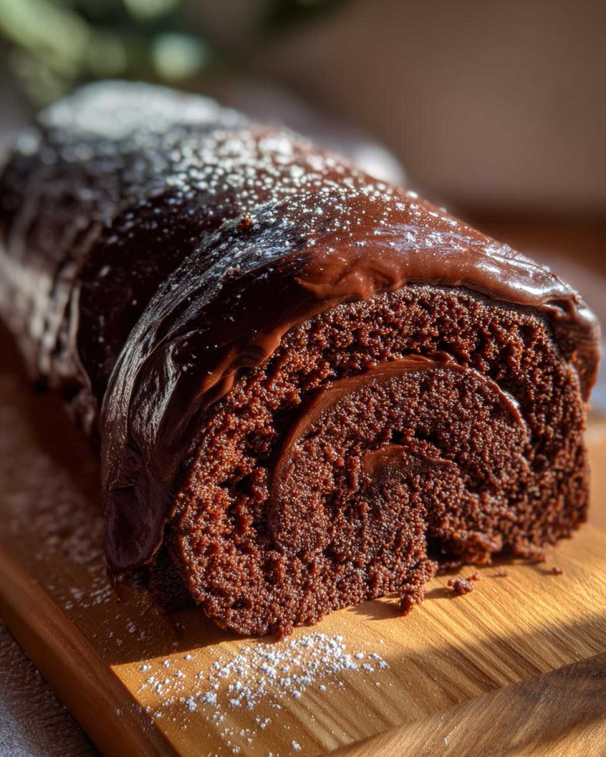 Chocolate Ganache Yule Log - detail 4