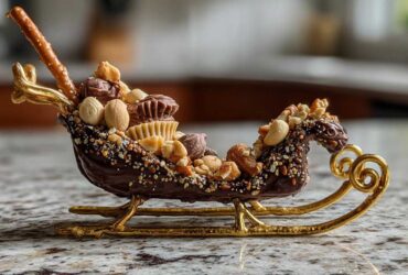 Chocolate Hazelnut Santa Sleighs