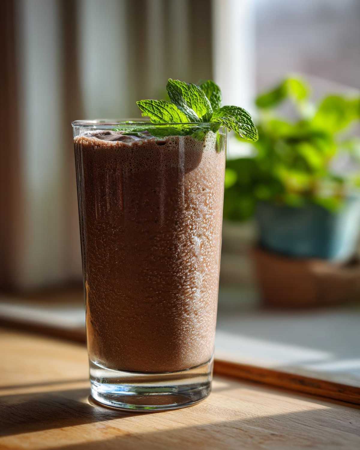 Chocolate Mint Protein Shake - detail 1