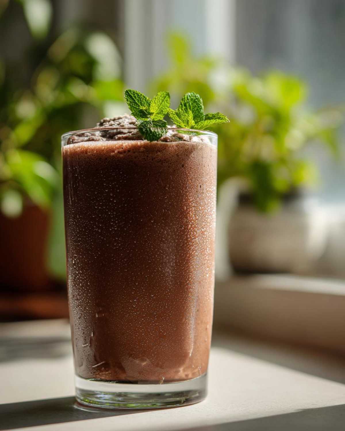 Chocolate Mint Protein Shake - detail 3