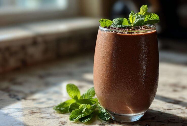 Chocolate Mint Protein Shake