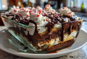 Chocolate Peppermint Tiramisu Trifle