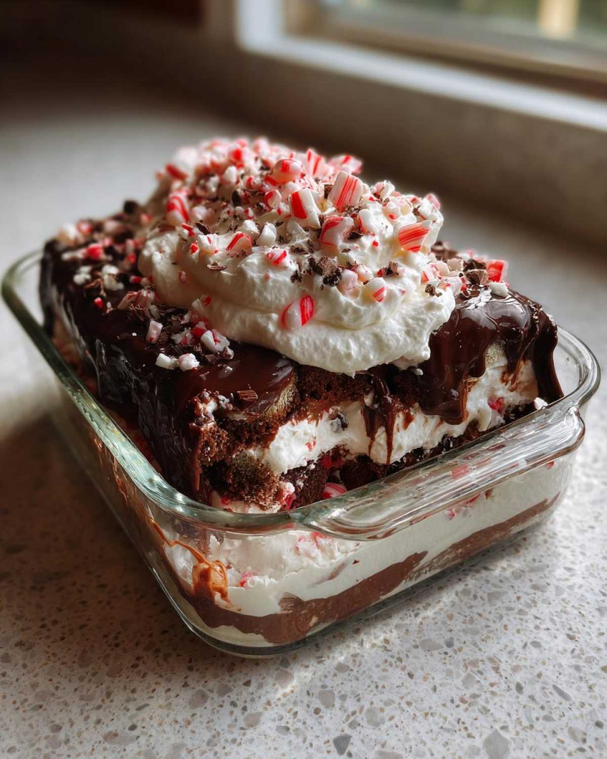 Chocolate Peppermint Tiramisu Trifle - detail 4