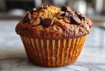 Chocolate chip banana muffins