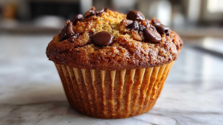Chocolate chip banana muffins