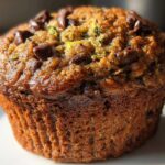 Chocolate chip zucchini muffins