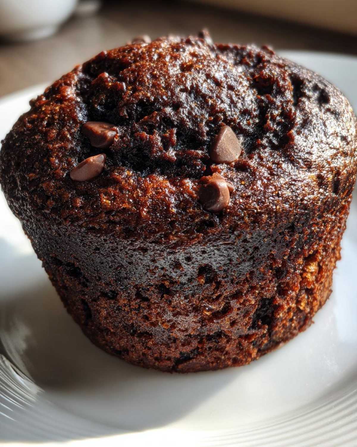 Chocolate protein muffins - detail 4
