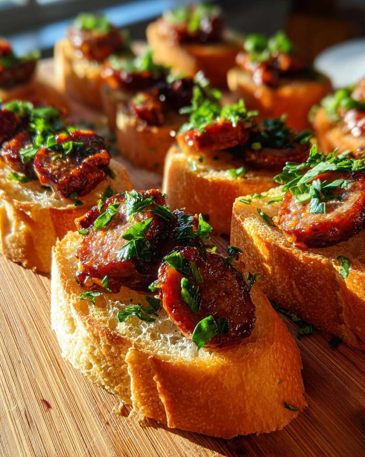 Chorizo and Date Crostini - detail 3