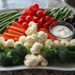 Christmas Tree Veggie Tray Platter