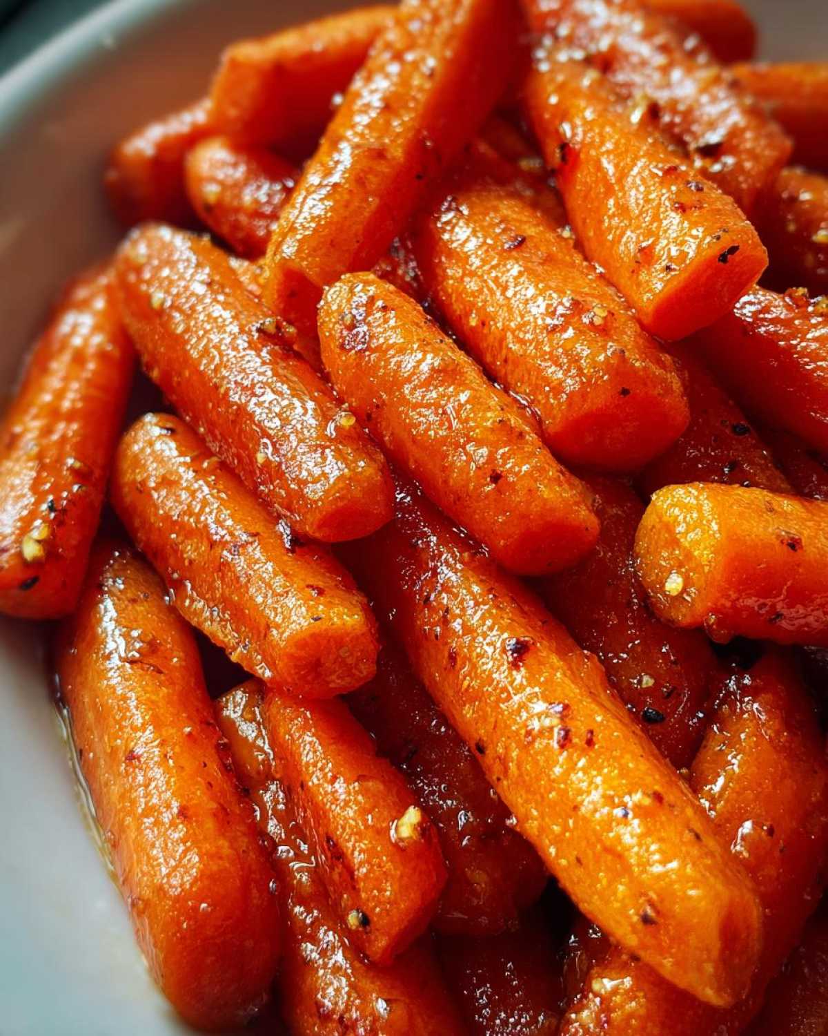 Cinnamon Maple-Glazed Carrots - detail 3