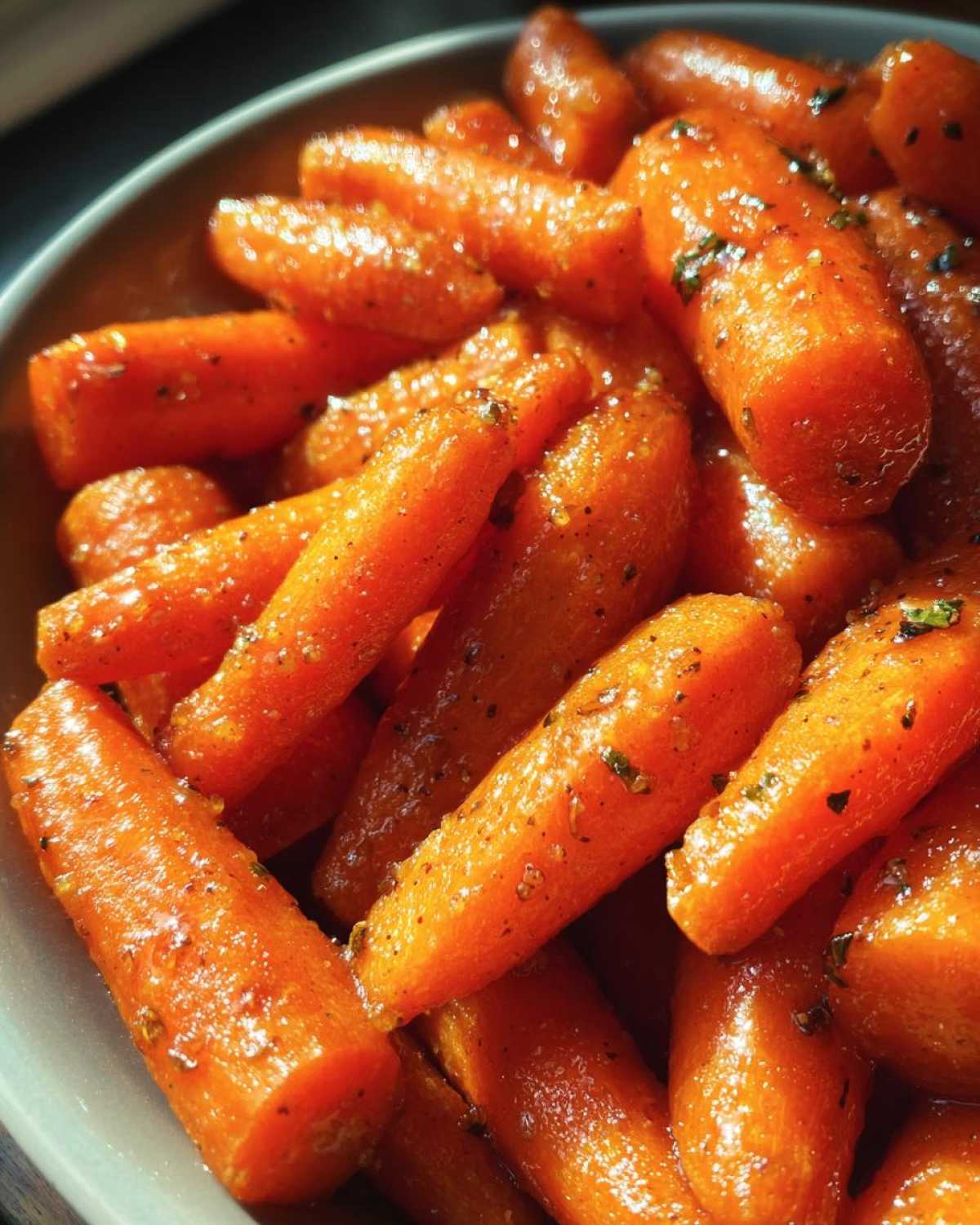 Cinnamon Maple-Glazed Carrots - detail 4