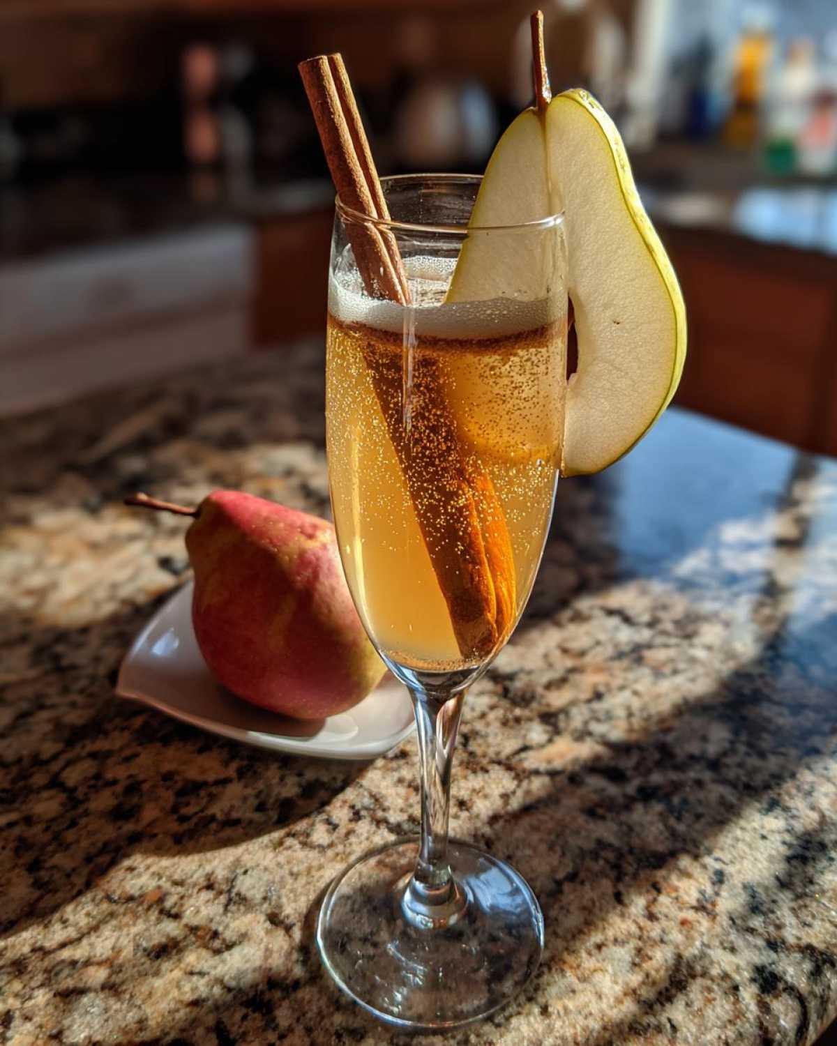 Cinnamon Pear Mimosas - detail 1