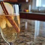Cinnamon Pear Mimosas