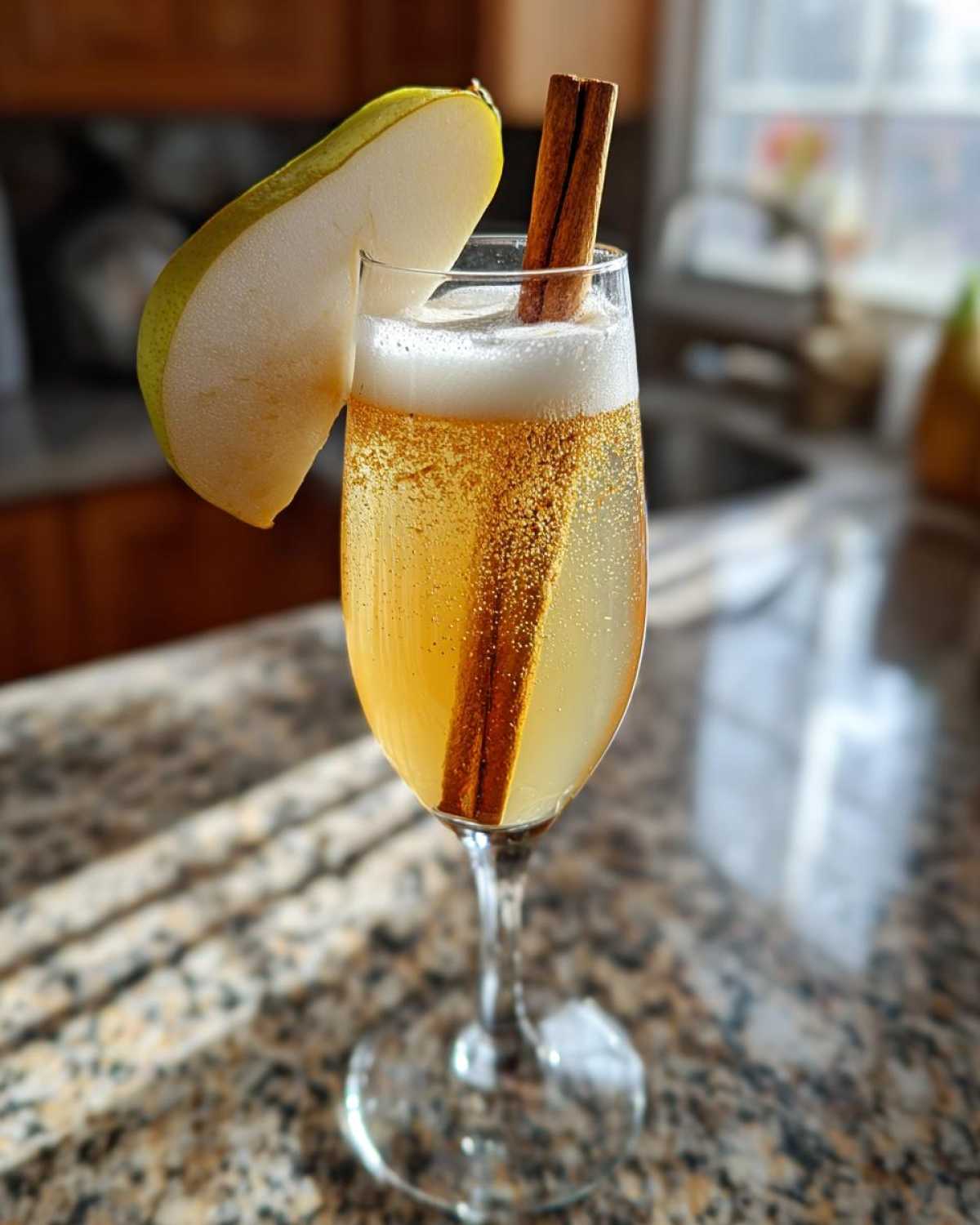 Cinnamon Pear Mimosas - detail 2